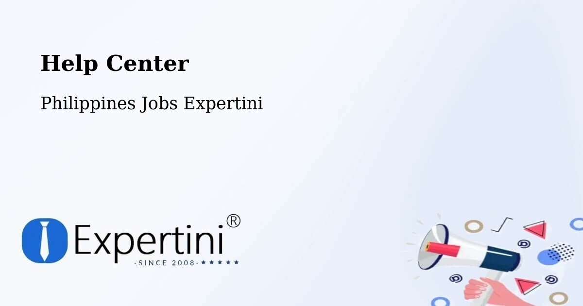 Help Center – Salaza - Philippines Jobs Expertini